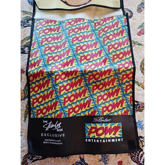 The Stan Lee Box Exclusive Yellow Pop art canvas backpack Pow! Entertainment